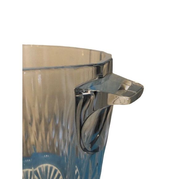 Vinatge Cristal d'Arques France Glass Ice Buckets Handcut - Picture 5 of 7